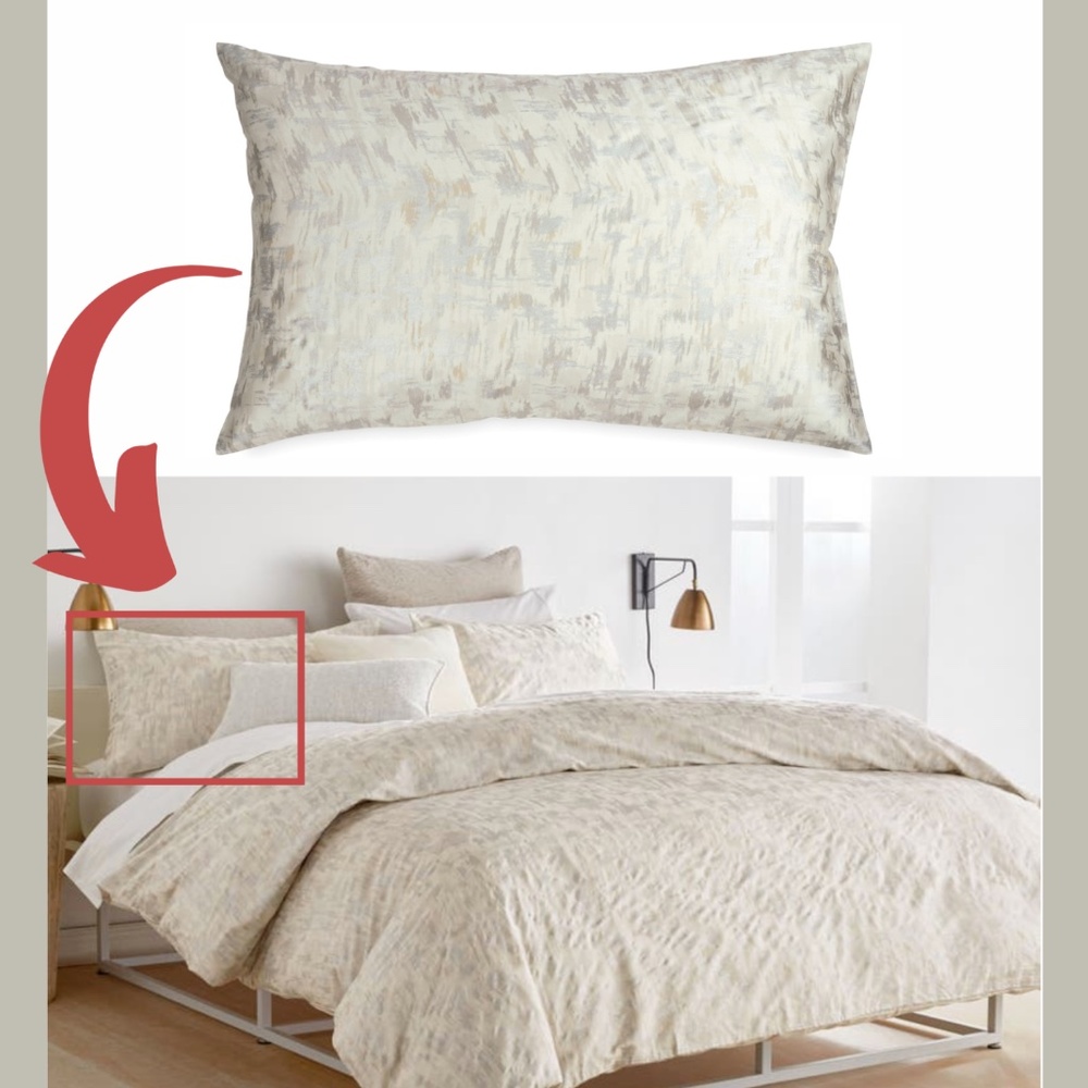 NIB $40 DKNY [ 1 ] Motion Standard / Queen Pillow Sham‎